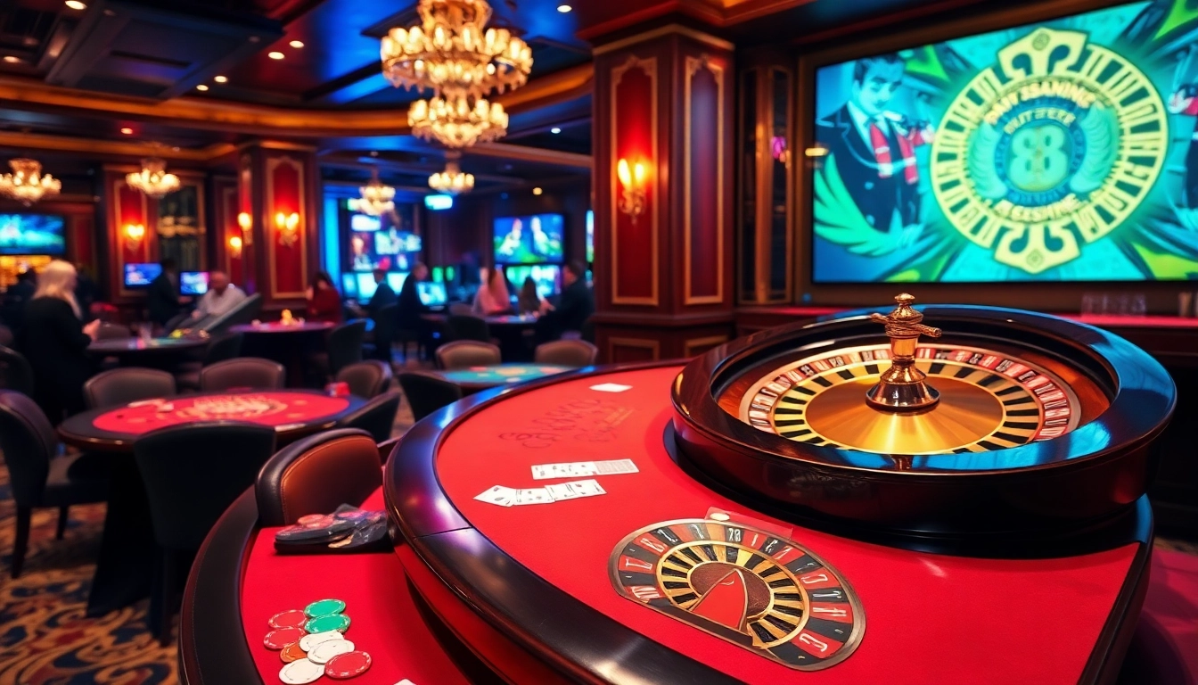 Experience the excitement at 88I COM with vibrant casino tables and thrilling games.