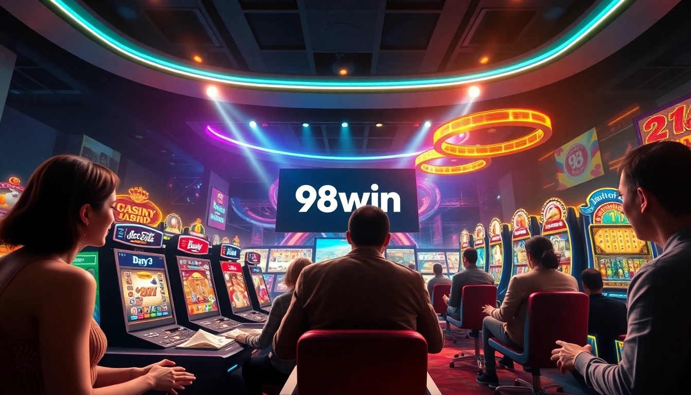 Exciting online casino scene at 98win with immersive gaming experience.