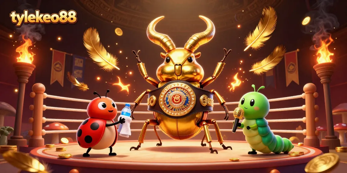 Experience the excitement of sports betting with tylekeo88 featuring a dazzling scene of cartoon characters and betting symbols.