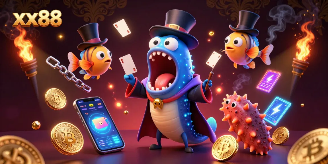 Engage in the thrilling experience of xx88 with interactive 3D animation featuring magical sea creatures.